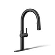 Kohler Kotor One Handle Matte Black Pull-Down Kitchen Faucet