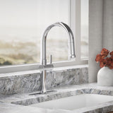 Kohler Kotor One Handle Polished Chrome Pull-Down Kitchen Faucet
