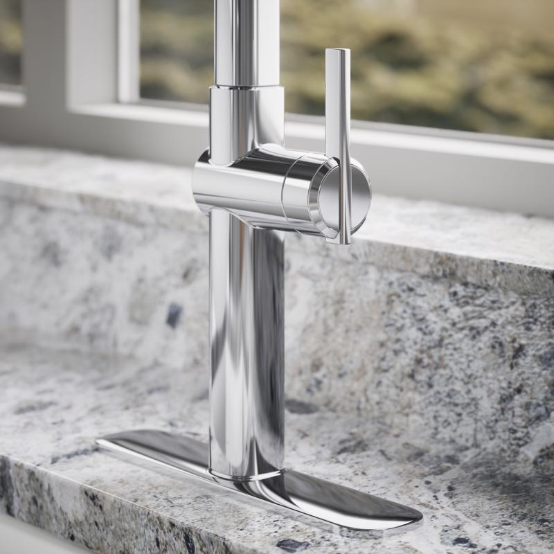 Kohler Kotor One Handle Polished Chrome Pull-Down Kitchen Faucet