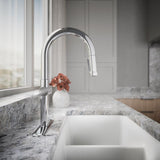 Kohler Kotor One Handle Polished Chrome Pull-Down Kitchen Faucet