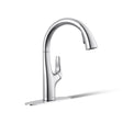 Sterling Tena One Handle Polished Chrome Pull-Down Kitchen Faucet