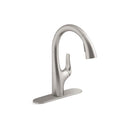 Sterling Tena One Handle Vibrant Stainless Pull-Down Kitchen Faucet
