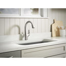 Sterling Tena One Handle Vibrant Stainless Pull-Down Kitchen Faucet