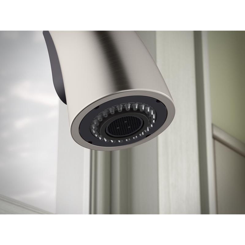 Sterling Tena One Handle Vibrant Stainless Pull-Down Kitchen Faucet