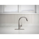 Sterling Tena One Handle Vibrant Stainless Pull-Down Kitchen Faucet