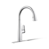 Sterling Fiume One Handle Polished Chrome Pull-Down Kitchen Faucet