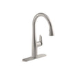 Sterling Fiume One Handle Vibrant Stainless Pull-Down Kitchen Faucet