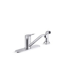 Sterling Valton One Handle Polished Chrome Kitchen Faucet Side Sprayer Included