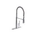 Kohler Kankone One Handle Polished Chrome Pull-Down Kitchen Faucet