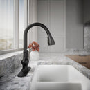 Kohler Treaty One Handle Matte Black Pull-Down Kitchen Faucet