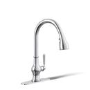Kohler Treaty One Handle Polished Chrome Pull-Down Kitchen Faucet
