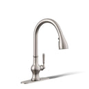 Kohler Treaty One Handle Stainless Steel Pull-Down Kitchen Faucet
