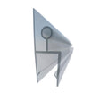 The Water Stopper 48 in. H X 2 in. W Clear Shower Door Sweep