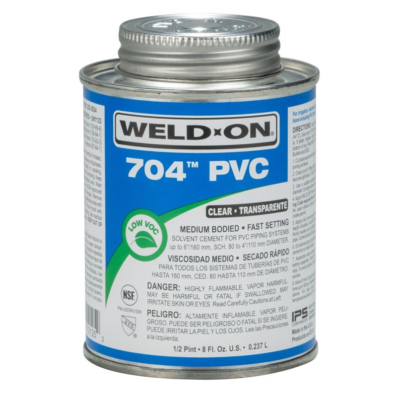 CEMENT MDM PVC CLR 8OZ