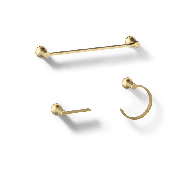 Kohler Sivaro Brushed Accessory Kit 18 in. L Metal