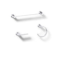 Kohler Sivaro Polished Chrome Silver Accessory Kit 18 in. L Metal