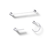 Kohler Sivaro Polished Chrome Silver Accessory Kit 18 in. L Metal