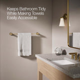 Kohler Sivaro Brushed Gold Towel Bar 24 in. L Metal