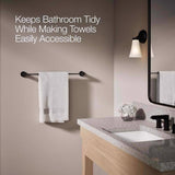 Kohler Sivaro Matte Black Towel Bar 24 in. L Metal