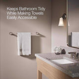 Kohler Sivaro Brushed Nickel Silver Towel Bar 24 in. L Metal