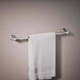 Kohler Sivaro Polish Chrome Silver Towel Bar 24 in. L Metal