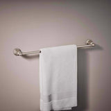 Kohler Facile Brushed Nickel Silver Towel Bar 24 in. L Metal