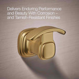 Kohler Envelu 2.3 in. H X 3.15 in. W X 2.95 in. L Brushed Gold Robe Hook