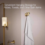 Kohler Envelu 2.3 in. H X 3.15 in. W X 2.95 in. L Brushed Gold Robe Hook