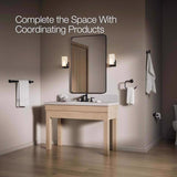 Kohler Envelu 2.3 in. H X 3.15 in. W X 2.95 in. L Matte Black Robe Hook