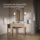 Kohler Envelu 2.3 in. H X 3.15 in. W X 2.95 in. L Brushed Nickel Silver Robe Hook