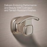 Kohler Envelu 2.3 in. H X 3.15 in. W X 2.95 in. L Brushed Nickel Silver Robe Hook