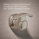 Kohler Envelu 2.3 in. H X 3.15 in. W X 2.95 in. L Brushed Nickel Silver Robe Hook