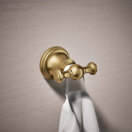 Kohler Facile 2.18 in. H X 2.8 in. W X 2.72 in. L Brushed Gold Robe Hook