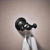 Kohler Facile 2.18 in. H X 2.8 in. W X 2.72 in. L Matte Black Robe Hook