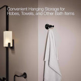 Kohler Facile 2.18 in. H X 2.8 in. W X 2.72 in. L Matte Black Robe Hook