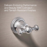 Kohler Facile 2.18 in. H X 2.8 in. W X 2.72 in. L Polished Chrome Silver Robe Hook