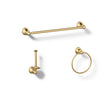 Kohler Facile Brushed Gold Bathroom Hardware Kit Metal