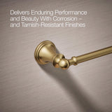 Kohler Facile Brushed Gold Bathroom Hardware Kit Metal