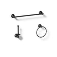 Kohler Facile Matte Black Bathroom Hardware Kit Metal