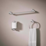 Kohler Facile Polished Chrome Silver Bathroom Hardware Kit Metal