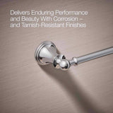 Kohler Facile Polished Chrome Silver Bathroom Hardware Kit Metal