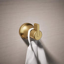 Kohler Sivaro 2.42 in. H X 2.08 in. W X 2.5 in. L Brushed Gold Robe Hook
