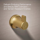 Kohler Sivaro 2.42 in. H X 2.08 in. W X 2.5 in. L Brushed Gold Robe Hook