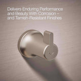 Kohler Sivaro 2.42 in. H X 2.08 in. W X 2.5 in. L Brushed Nickel Silver Robe Hook