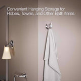 Kohler Sivaro 2.42 in. H X 2.08 in. W X 2.5 in. L Polished Chrome Silver Robe Hook