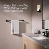 Kohler Envelu Matte Black Towel Bar 24 in. L Metal