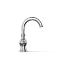 Kohler Facile Polished Chrome Traditional Centerset Bathroom Sink Faucet 4 in.