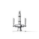 Kohler Facile Polished Chrome Traditional Centerset Bathroom Sink Faucet 4 in.