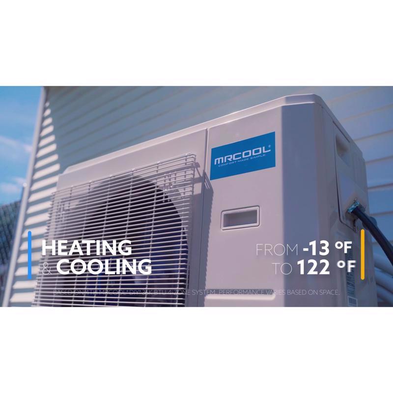 MRCOOL DIY 5th Gen E Star 1 Zone 12000 BTU 23.5 SEER Ductless Mini Split Heat Pump