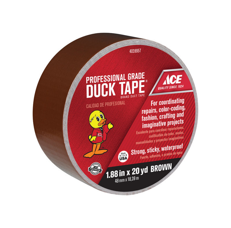 DUCT TAPE 20YD BROWN ACE